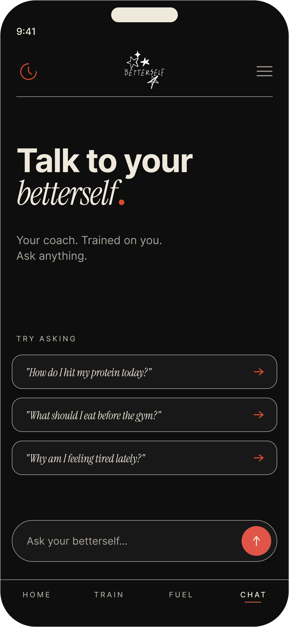 Coach screen