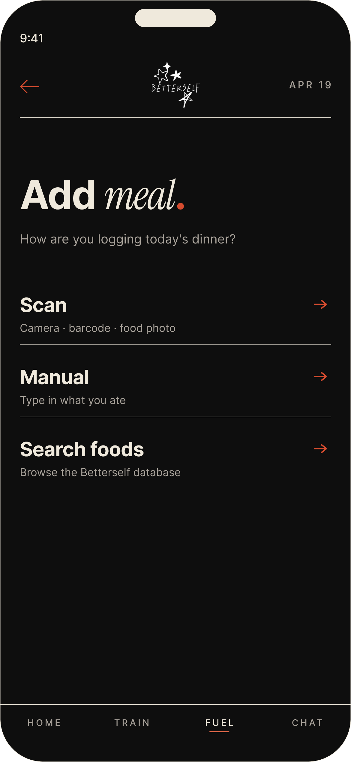 Nutrition screen