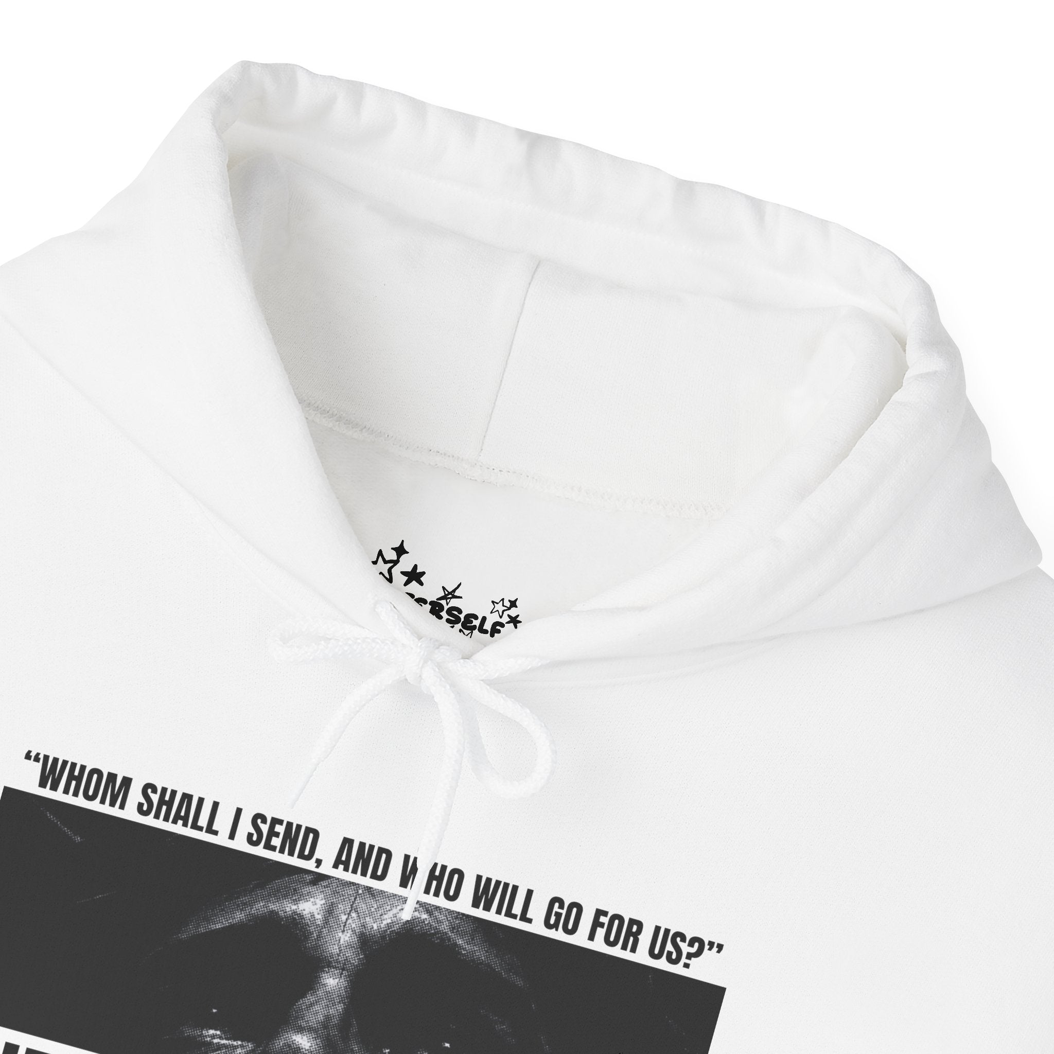 "Here Am I, Send Me Tee" Isaiah 6:8 Graphic Hoodie