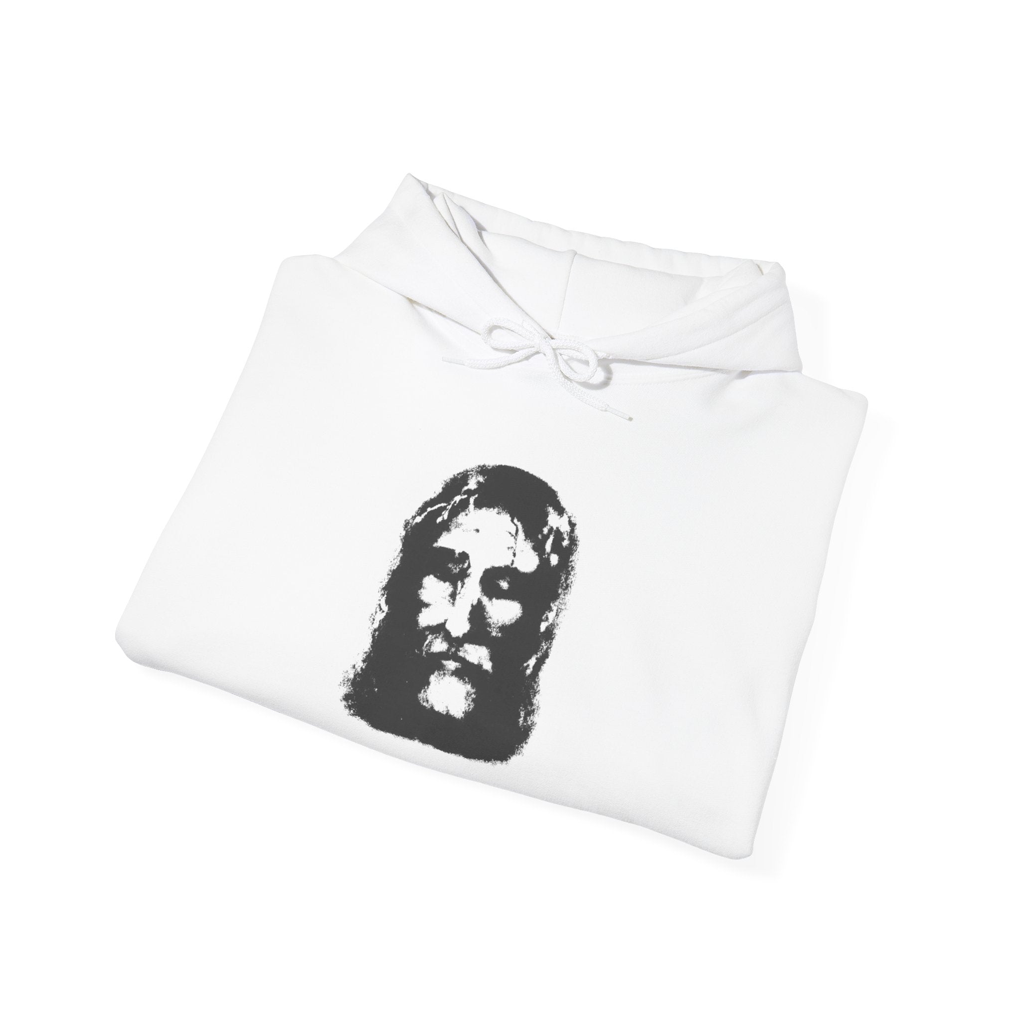 Jesus Face Graphic Hoodie